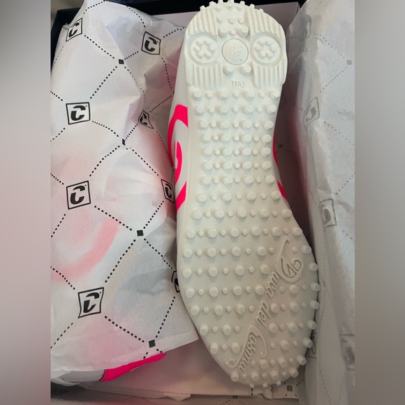 Duca Del Cosma Queenscup White/pink Golf Shoe, 41 NWT - Picture 2 of 8